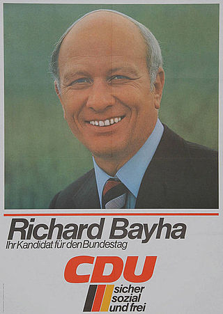 <span class="mw-page-title-main">Richard Bayha</span> German politician (1929–1993)