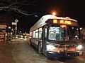 Kamloops BC transit normal size bus route 18