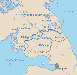 Army of the Isthmus Finnish field army during the Winter War