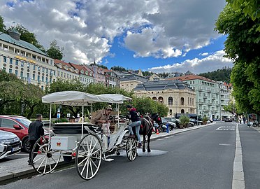 File:Karlovy Vary, Czech Republic May 2022 - Horse Carriage.jpg