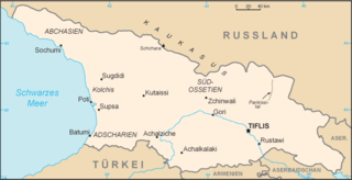 Karte Georgiens