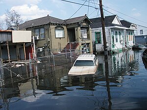 hurricane katrina flood damage