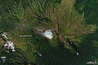 Vue satellite de l'Ijen