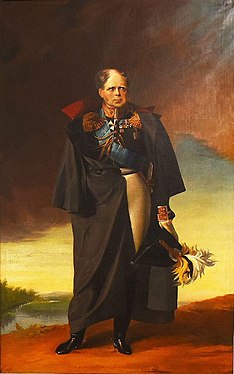 Uma variante do retrato de Ostankino.  1833