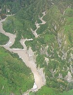 Lahar canyons in the Pinatubo area, 2006