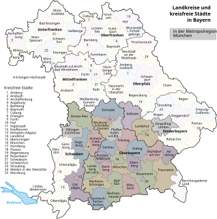 <span class="mw-page-title-main">Munich Metropolitan Region</span> Metropolitan region in Germany