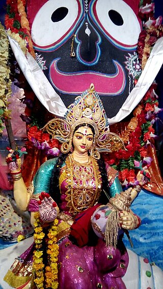 <span class="mw-page-title-main">Lakshmi Puja</span> Deepavali occasion dedicated to the goddess Lakshmi