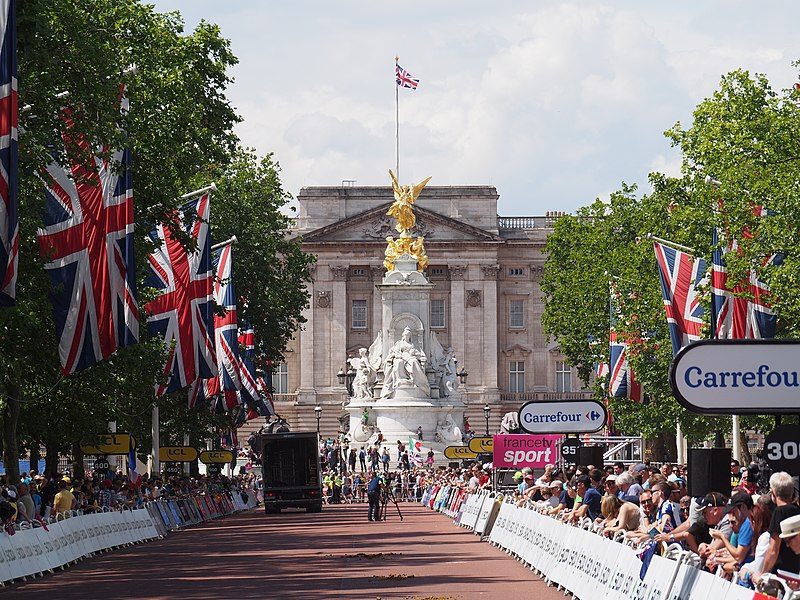 File:Le Tour 2014 stage 3 finishing straight to Buckingham Palace.JPG