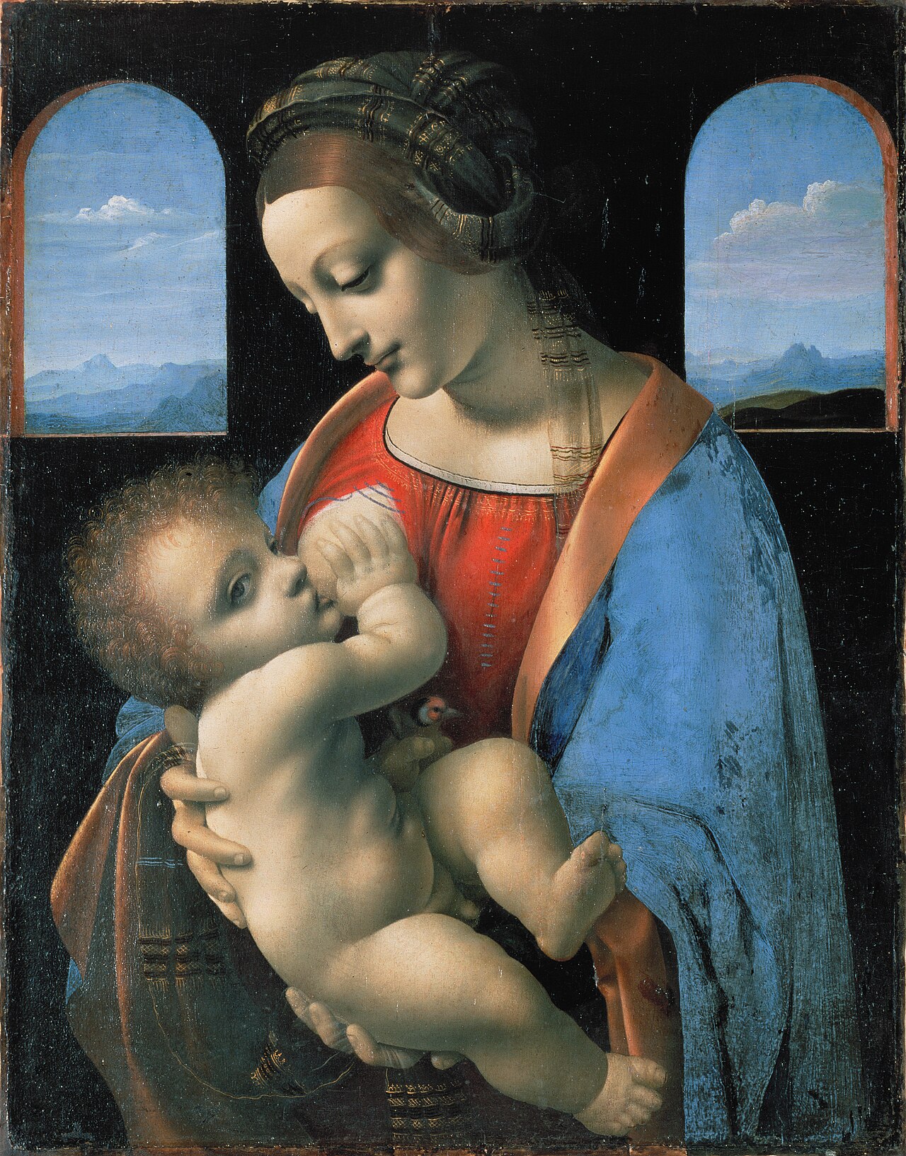 Madonna Litta (Leonardo da Vinci, c. 1490 ?)