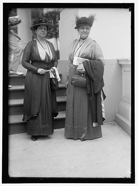 Lillian Wald, and Jane Addams, 1916