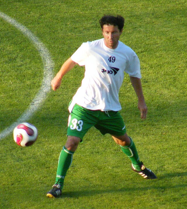 BUDAPEST, HUNGARY - APRIL 2: Krisztian Lisztes of Ferencvarosi TC