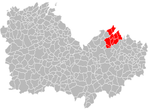 Lage der Communauté de communes du Pays de Matignon im Département Côtes-d’Armor