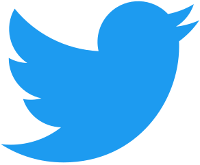 twitter logo black background