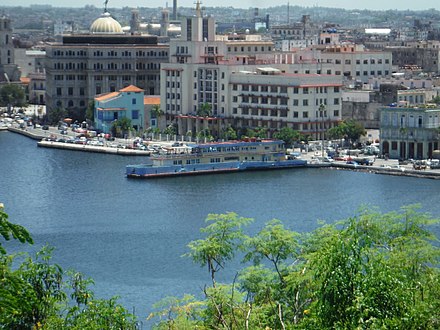 Los Marinos restaurant in Havana harbour