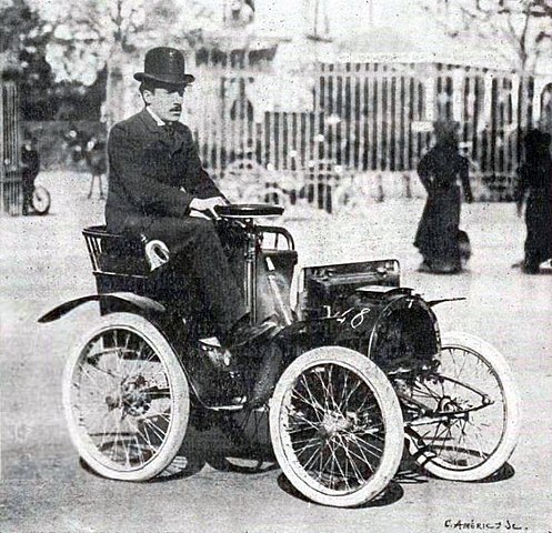 Louis Renault et sa Renault Type A