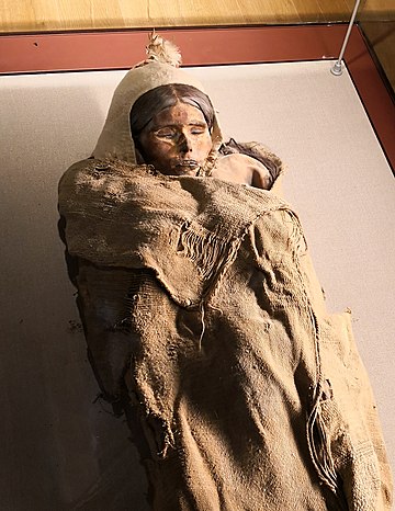 Beauty of Loulan, one of the Xinjiang mummies