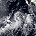 Image of Hurricane Lowell of the 1984 Pacific hurricane season on August 26, 1984.