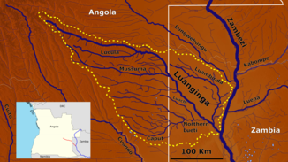 The Luanginga catchment area