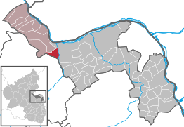 Kaart van Münster-Sarmsheim
