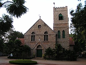 CSI-Mateer Memorial CSI Church, Trivandrum where Marathagavalli was ordained in 1989. M.M.Church.jpg