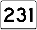 MA Route 231.svg