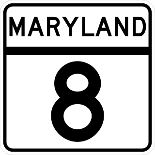 Maryland Route 8 State highway in Queen Annes County, Maryland, US