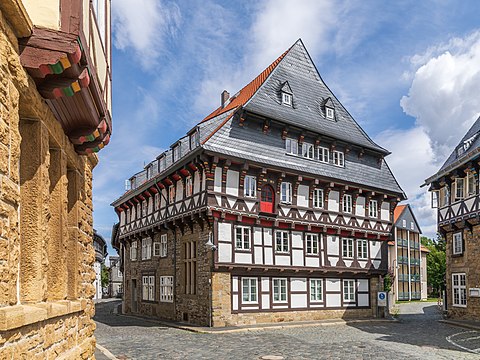 Half-timbered house in Goslar, Germany