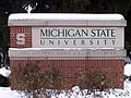 Sign in front of Abbot Hall