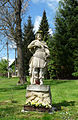 Čeština: Socha svatého Václava ve vsi Macourov, okres Havlíčkův Brod, kraj Vysočina. English: Statue of Saint Wenceslaus in the village of Macourov, Havlíčkův Brod District, Vysočina Region, Czech Republic.