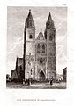 Magdeburg, „Die Domkirche in Magdeburg“, Stahlstich 1847, D1529.jpg