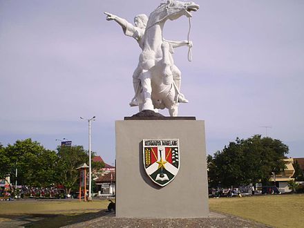 Diponegoro monument in the city park