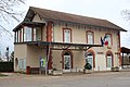 Historic passenger building, since re-converted to serve as Mairie de Marlieux.