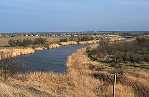 Вид на село з річки Малий Утлюк