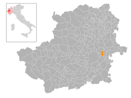 Castiglione Torinese – Mappa