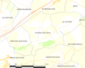 Tournay-sur-Odon só͘-chāi tē-tô͘ ê uī-tì