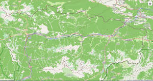 300px map of kanaltal valcanale kanalska dolina openstreetmap