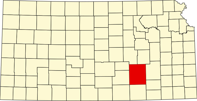 صورة:Map of Kansas highlighting Butler County.svg