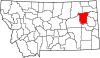 McCone County map