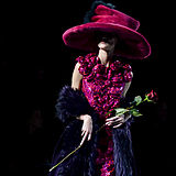 Marc Jacobs showcased enormous Victorian-style picture hats at New York Fashion Week A/W 2012 Marc Jacobs Fall-Winter 2012 10.jpg