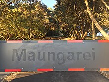 Photo of Maungarei road barrier