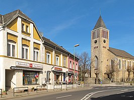 Zicht op de Sint-Marcuskerk