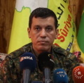 Mazloum Abdi, commandant en chef des Forces démocratiques syriennes.