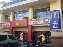 McDonald's Candon City, located along the National Highway, is the only 24-hour McDonald's store in Ilocos Sur McDonalds Candon City.JPG