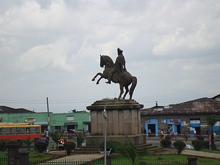 Equestrian statue of Emperor Menelik II