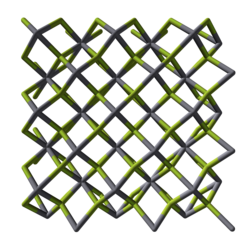 Structuurformule van kwik (II) fluoride