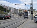 Lijn 3 tussen de haltes Ramalha en Bento Gonçalves