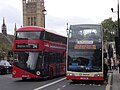 10 May 2014 LT30 passing Arriva tour bus (VXE735)