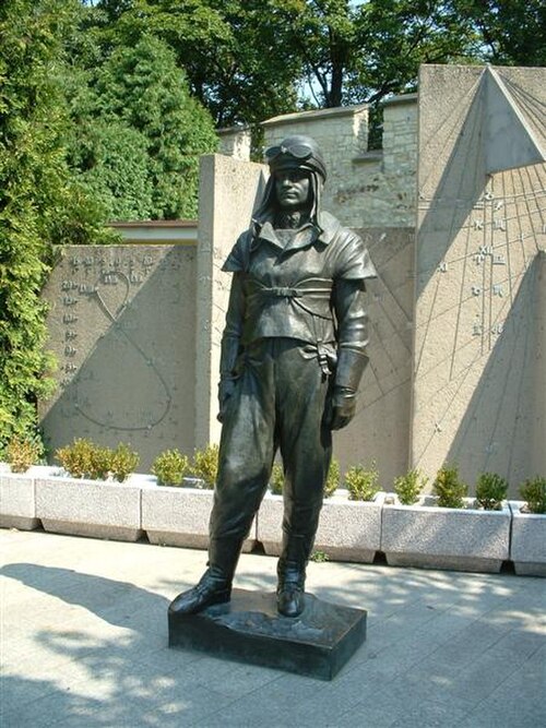 Štefánik's statue on Prague's Petřín