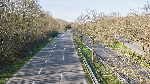 Militärringstraße nordwärts in Höhe Gregor-Mendel-Ring, Köln-152834