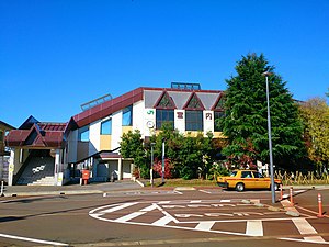 Miyauchi Station East Entrance 2018,11.jpg